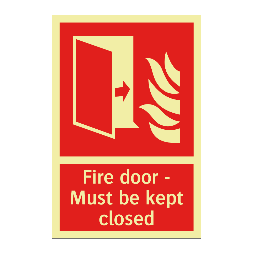 Fire door - Must be kept closed