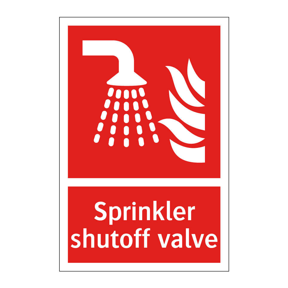 Sprinkler shutoff valve