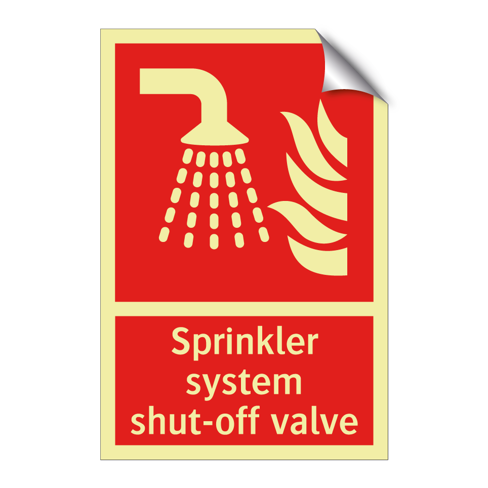 Sprinkler system shut-off valve