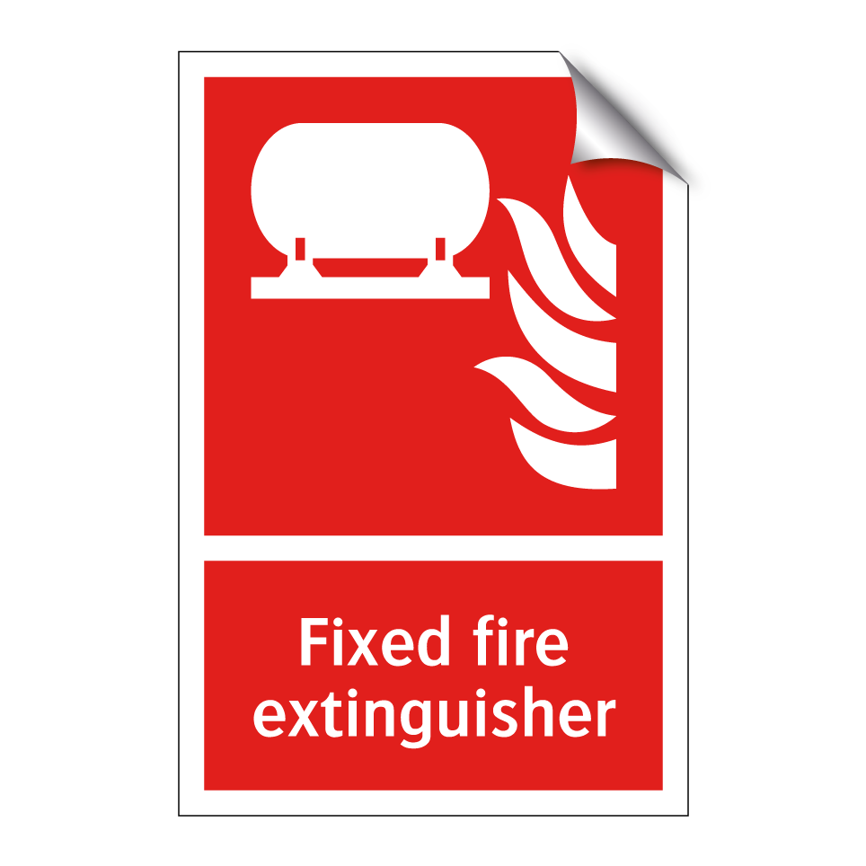Fixed fire extinguisher