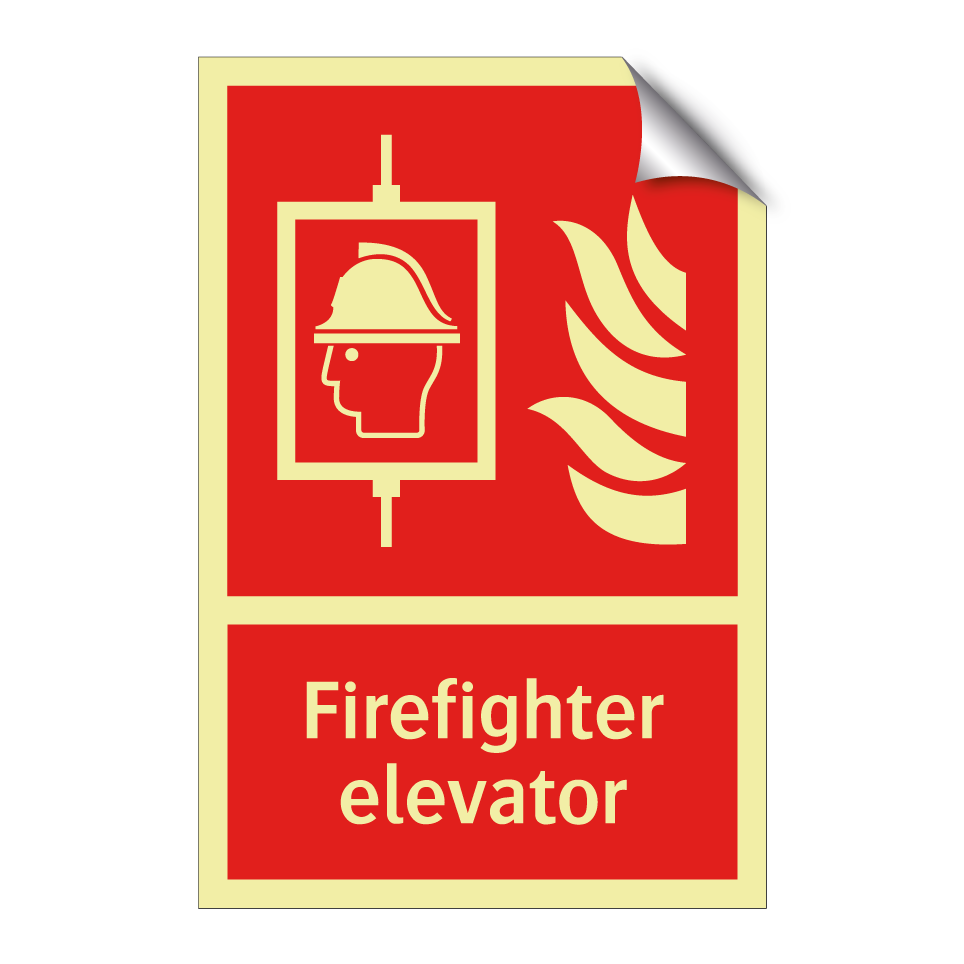 Firefighter elevator