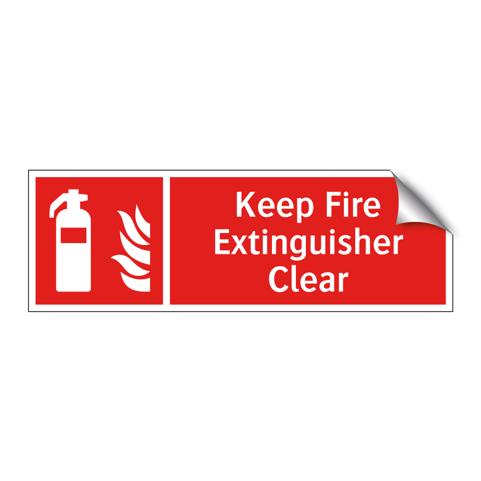 Keep Fire Extinguisher Clear