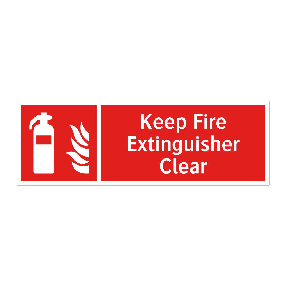 Keep Fire Extinguisher Clear