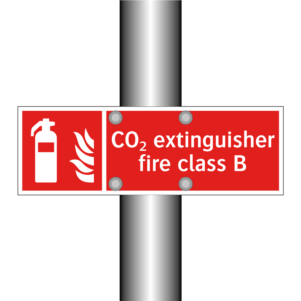 CO₂ extinguisher fire class B