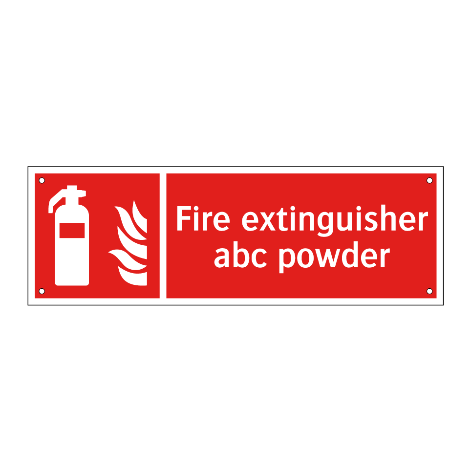 Fire extinguisher abc powder