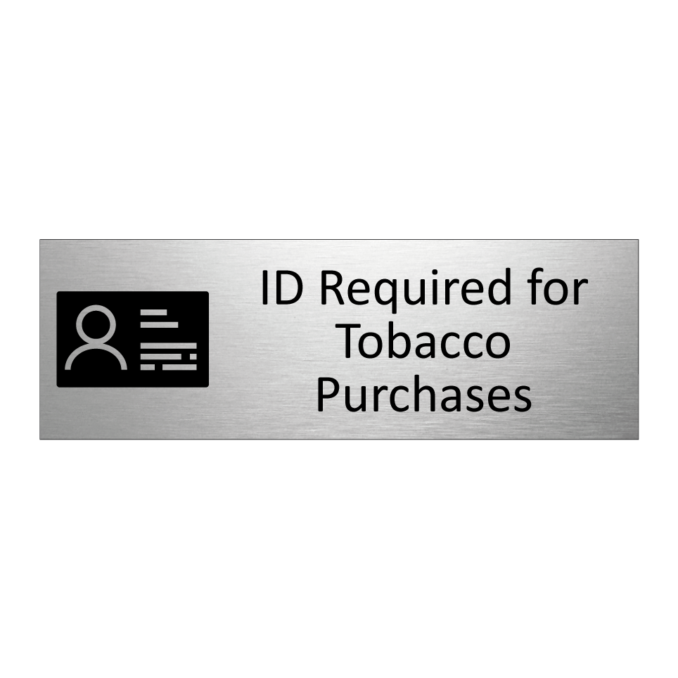 ID Required for Tobacco Purchases