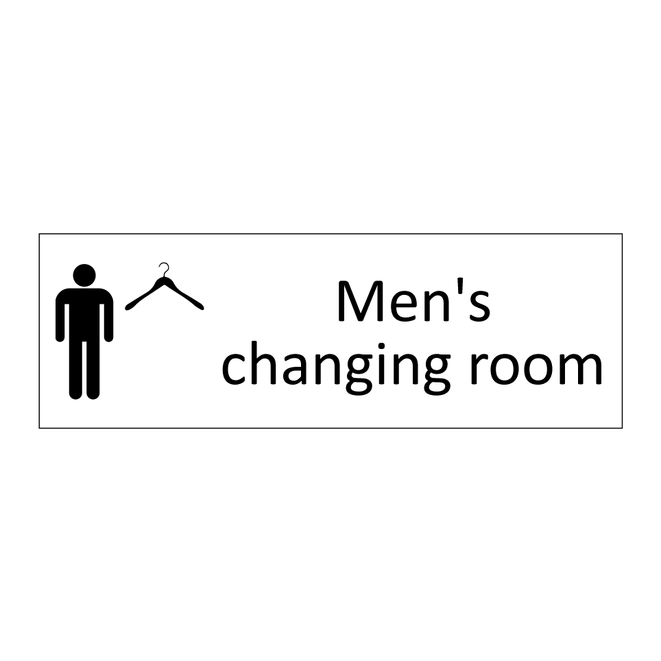 Men's changing room