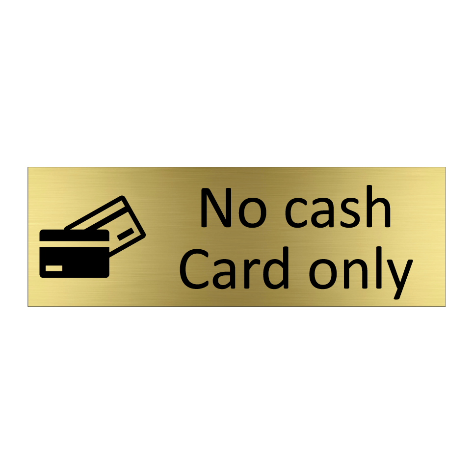 No cash Card only