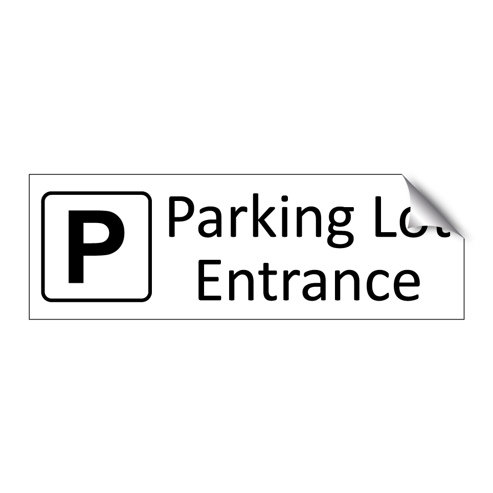 Parking Lot Entrance