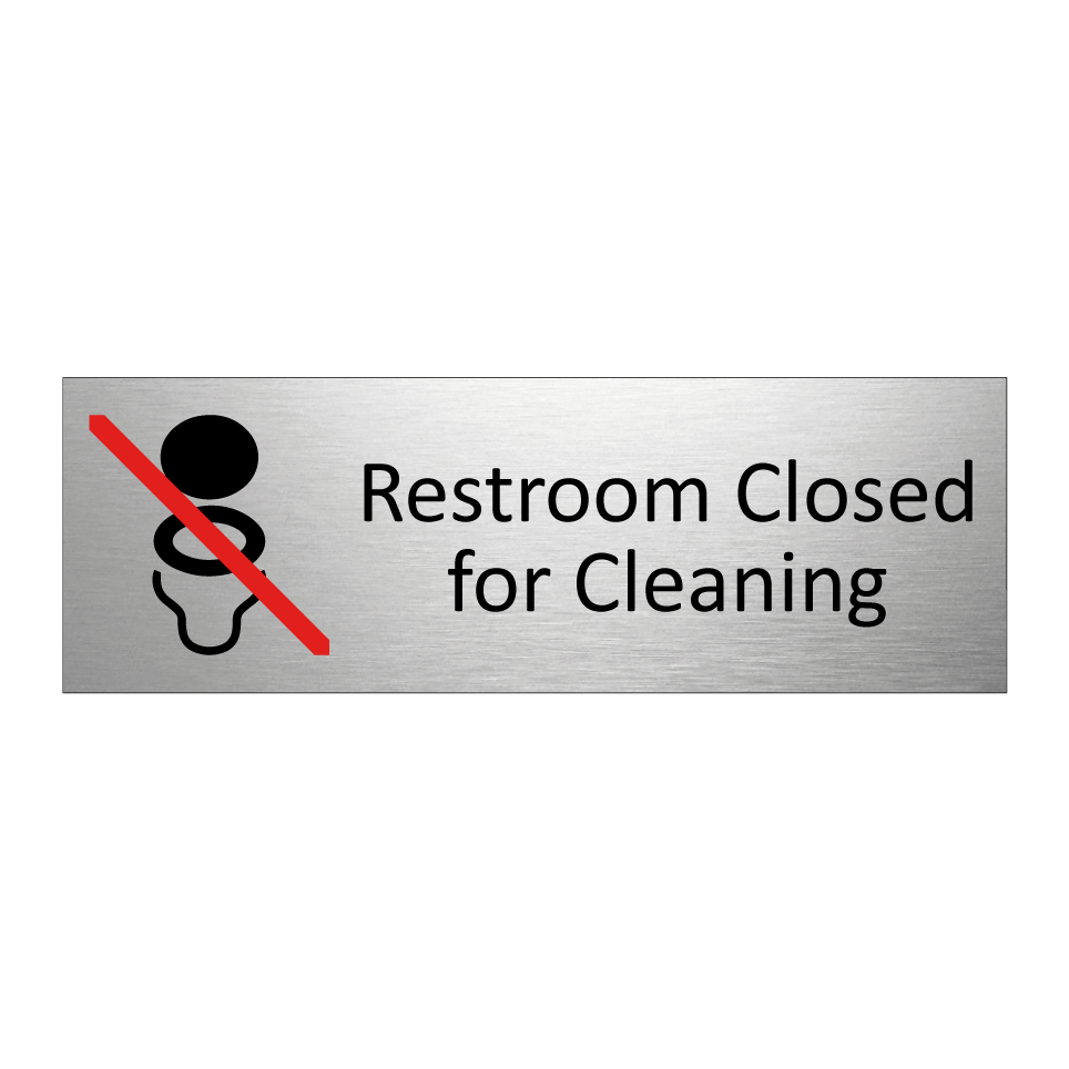 Restroom Closed for Cleaning