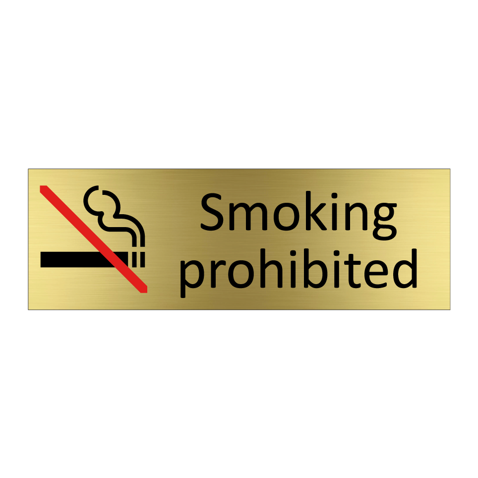 Smoking prohibited
