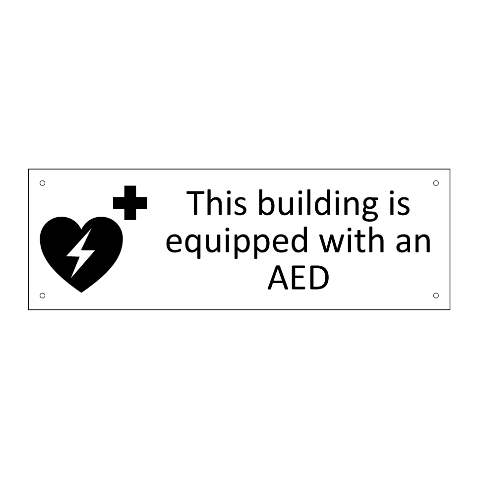 This building is equipped with an AED