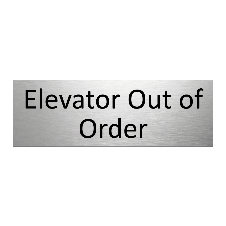 Elevator Out of Order