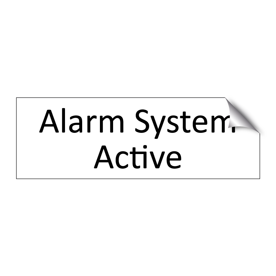 Alarm System Active