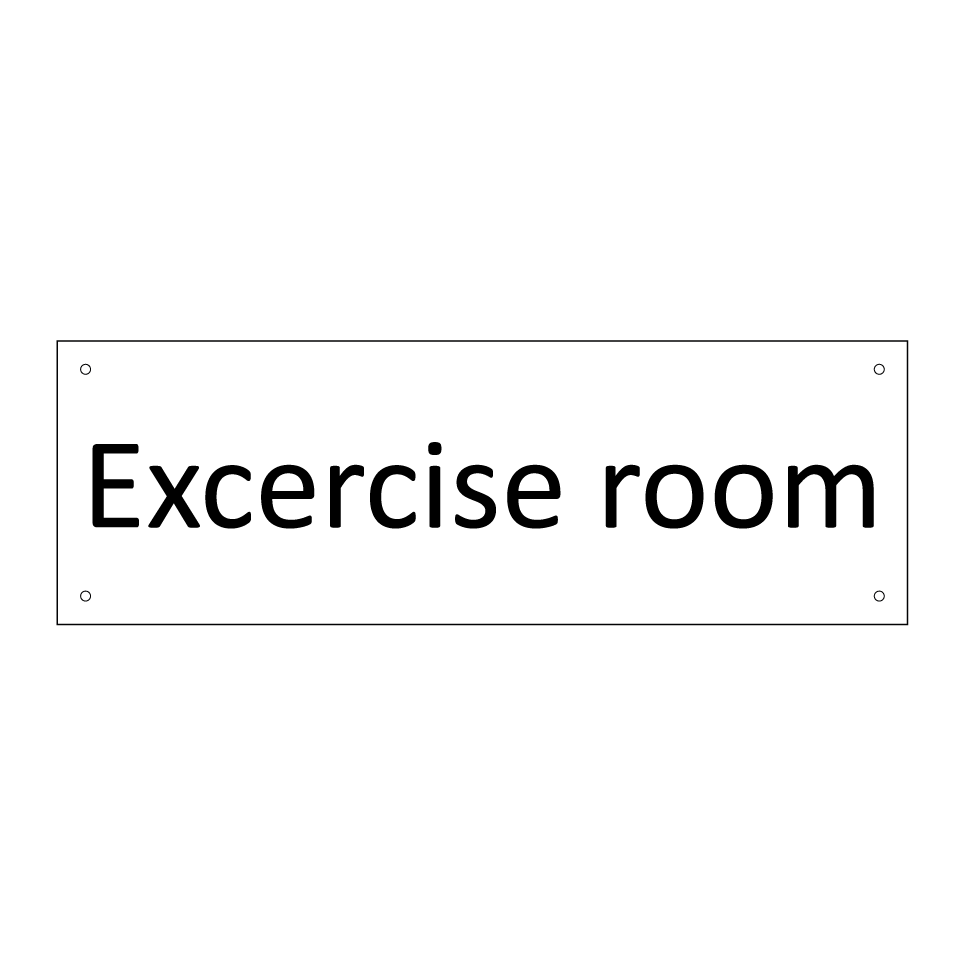 Excercise room
