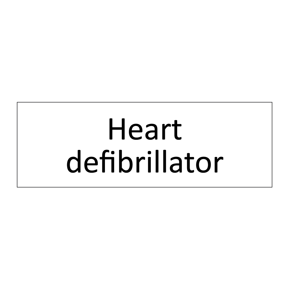 Heart defibrillator