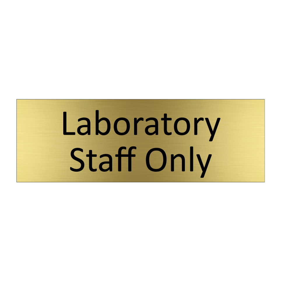 Laboratory Staff Only