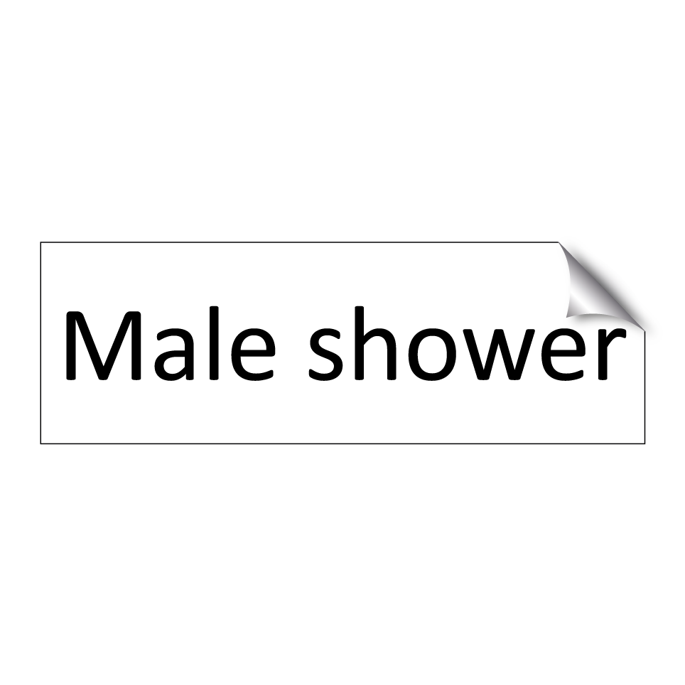 Male shower