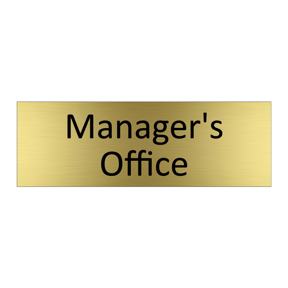 Manager's Office