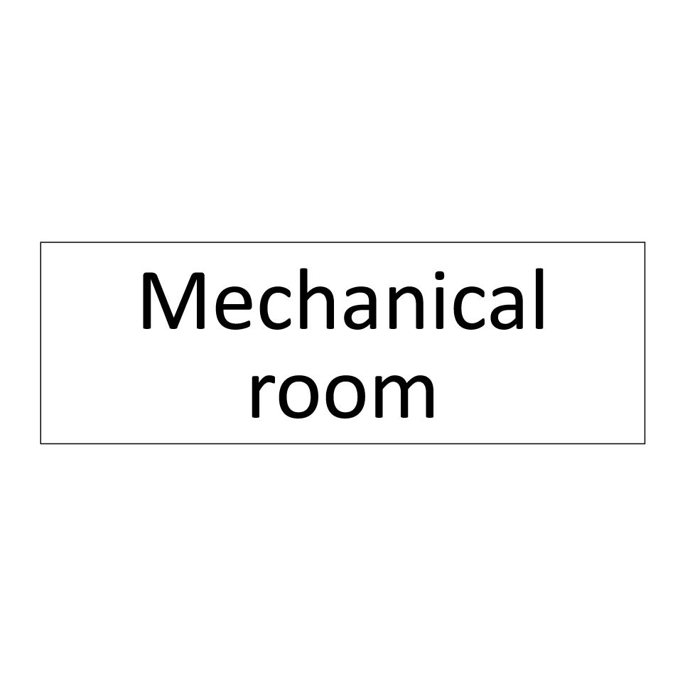 Mechanical room