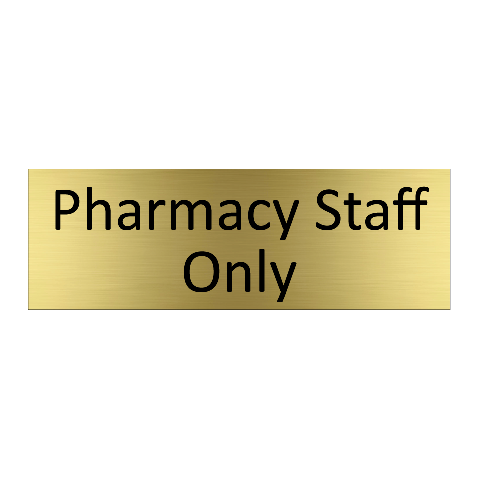 Pharmacy Staff Only