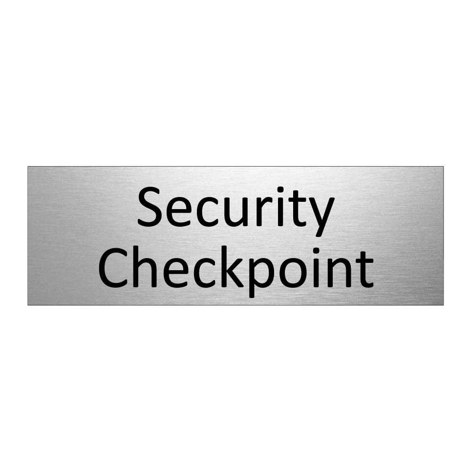 Security Checkpoint