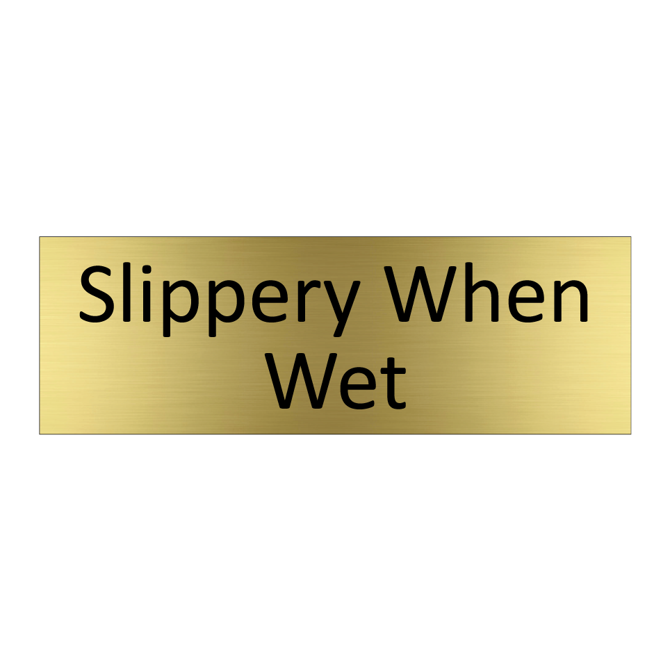 Slippery When Wet