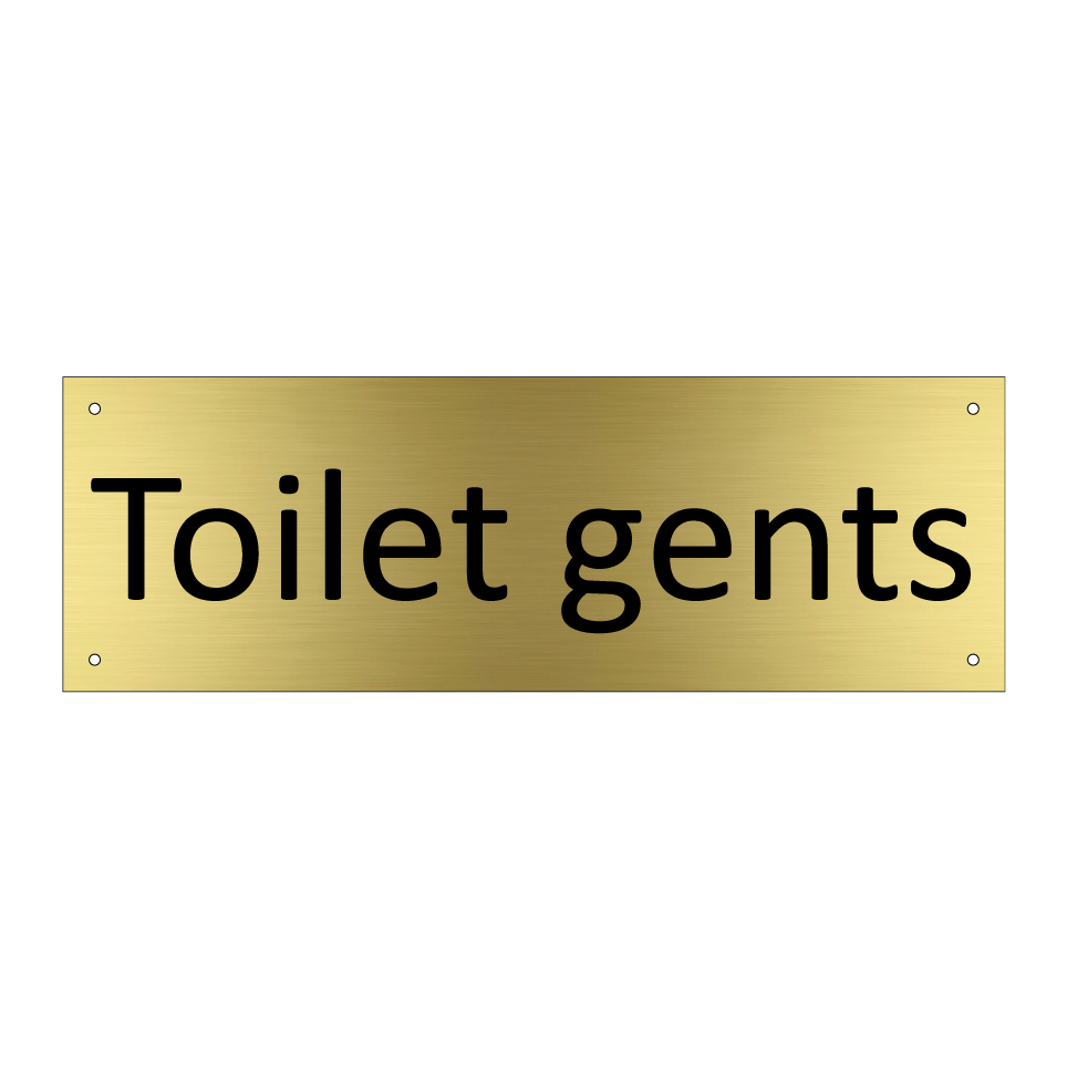 Toilet gents