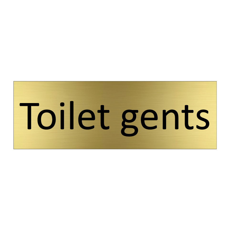 Toilet gents