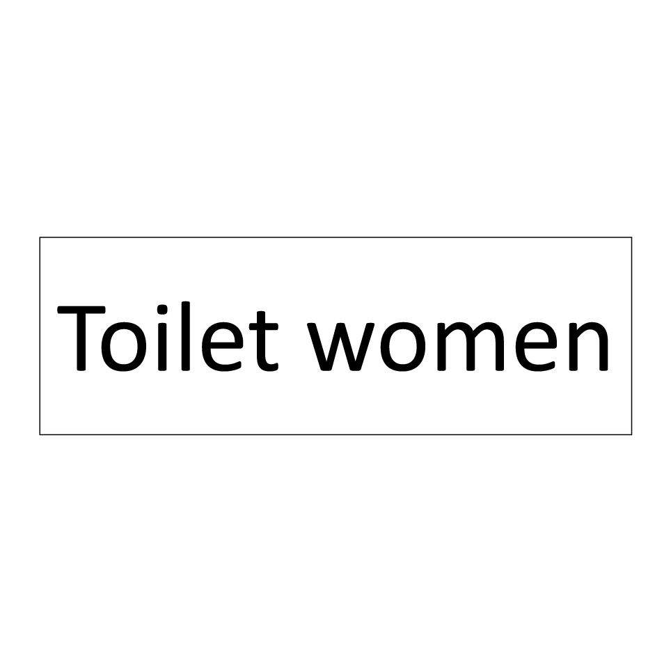 Toilet women