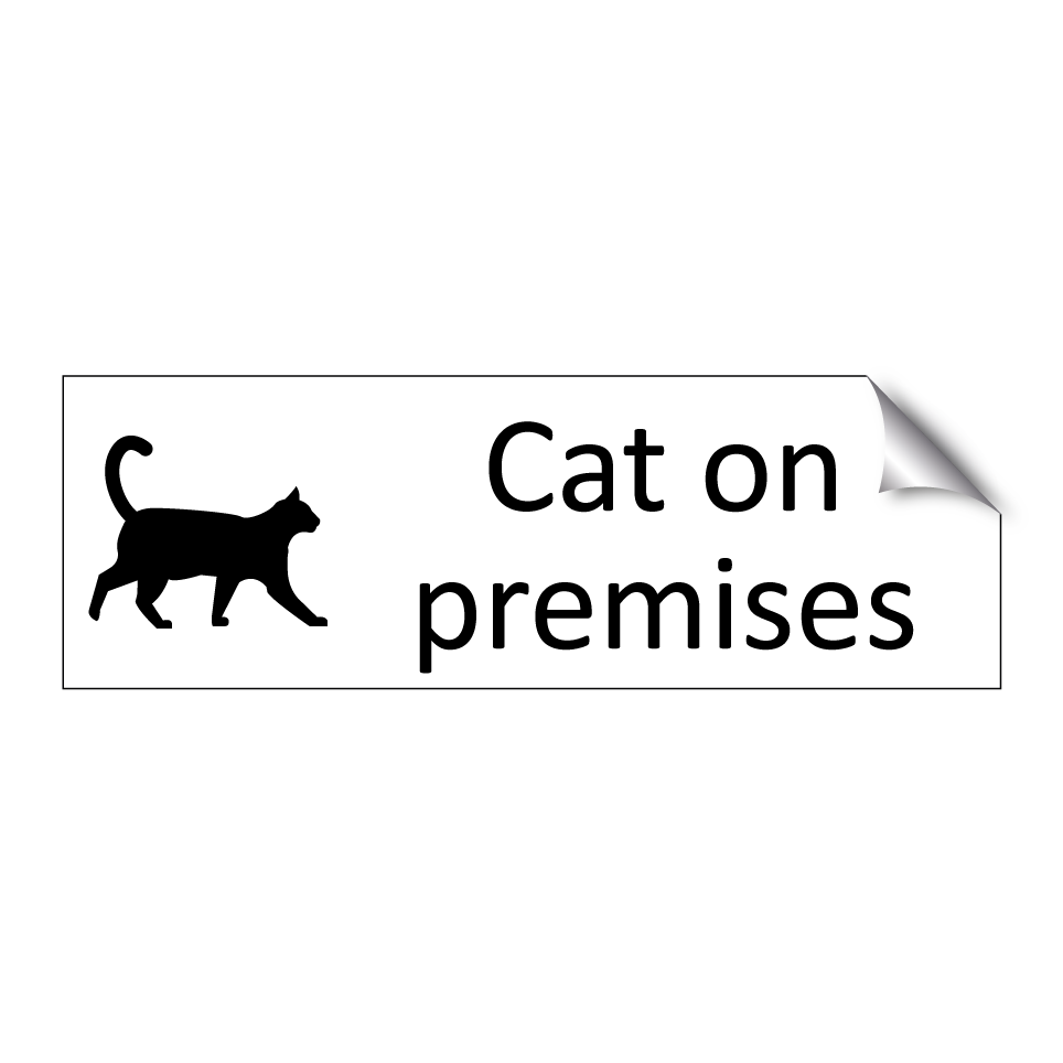 Cat on premises