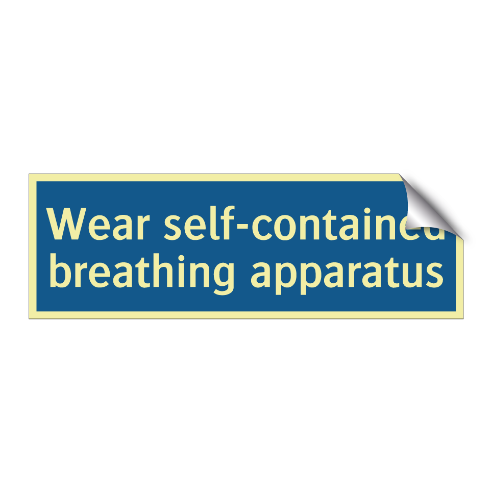 Wear self-contained breathing apparatus