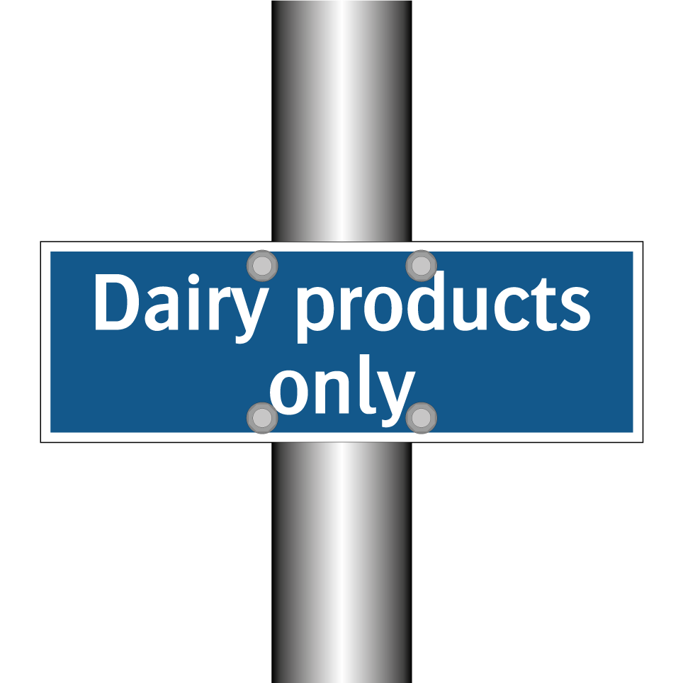 Dairy products only