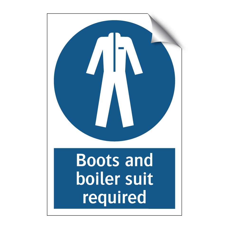 Boots and boiler suit required