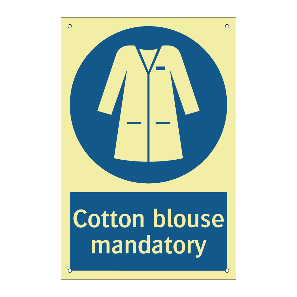 Cotton blouse mandatory