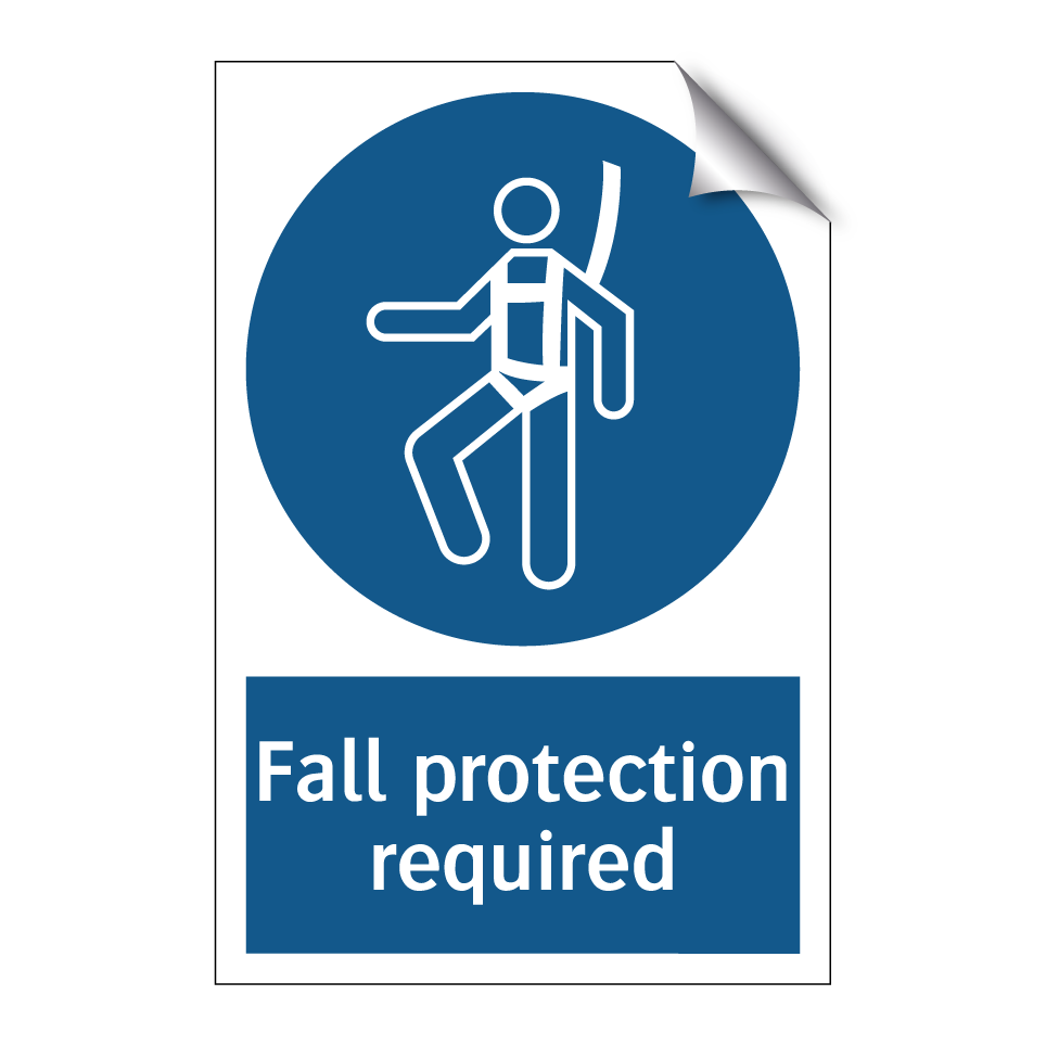 Fall protection required