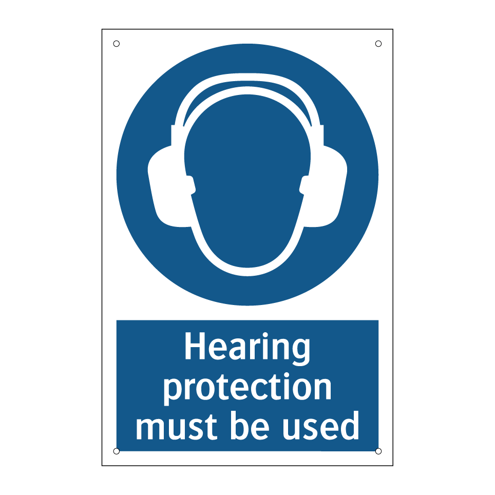 Hearing protection must be used