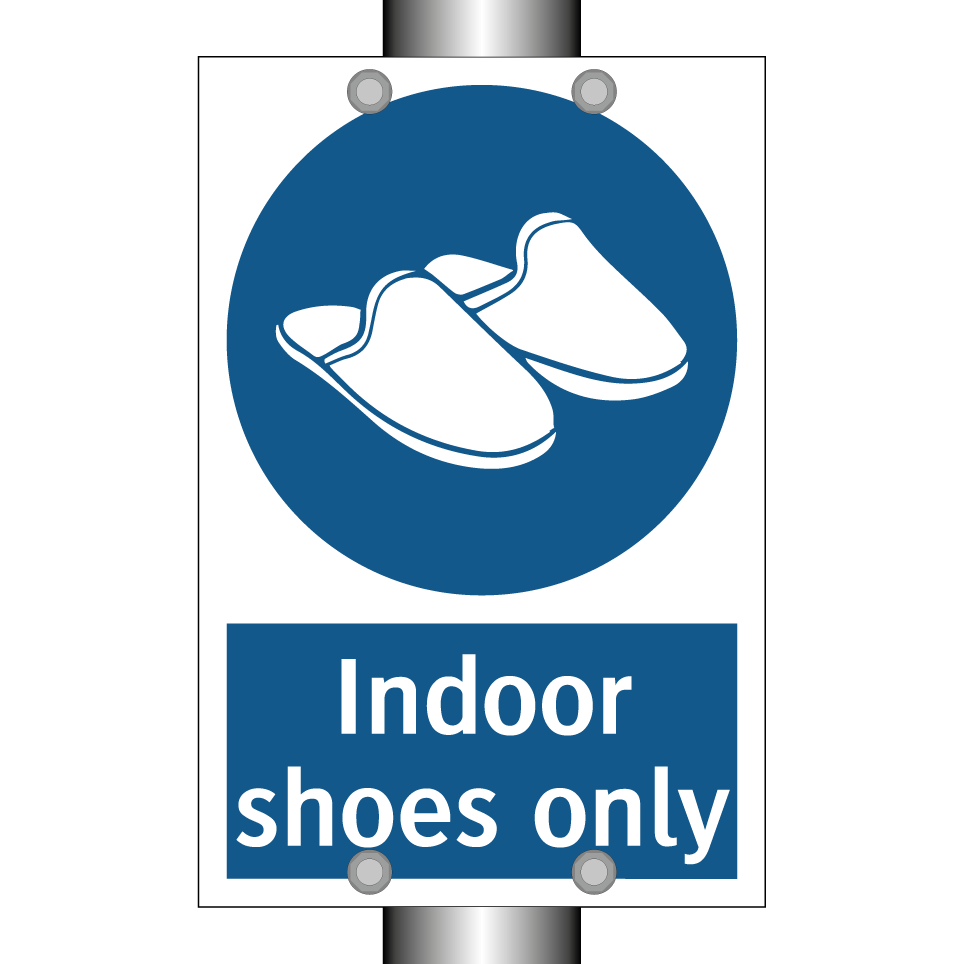 Indoor shoes only