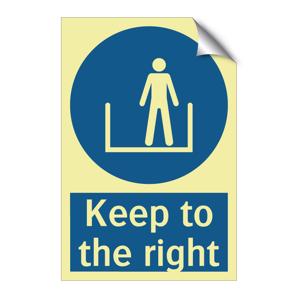 Keep to the right