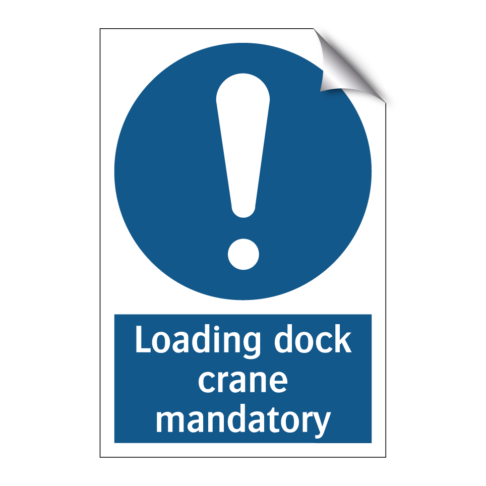 Loading dock crane mandatory