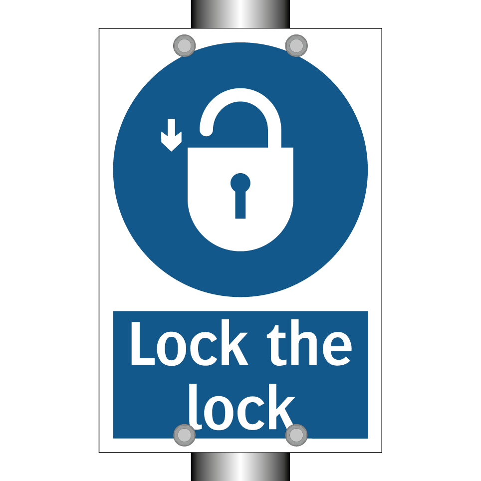 Lock the lock
