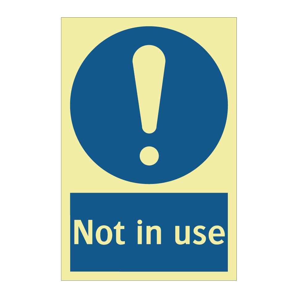 Not in use