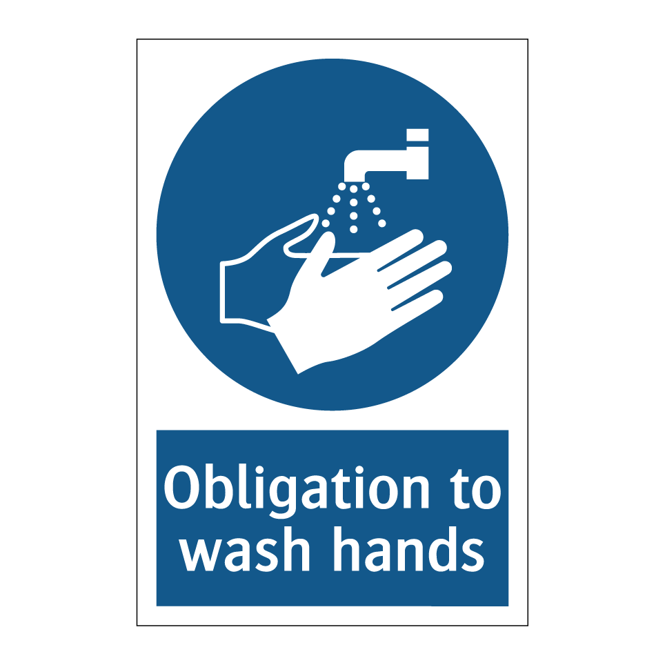 Obligation to wash hands