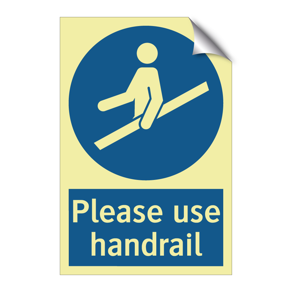 Please use handrail