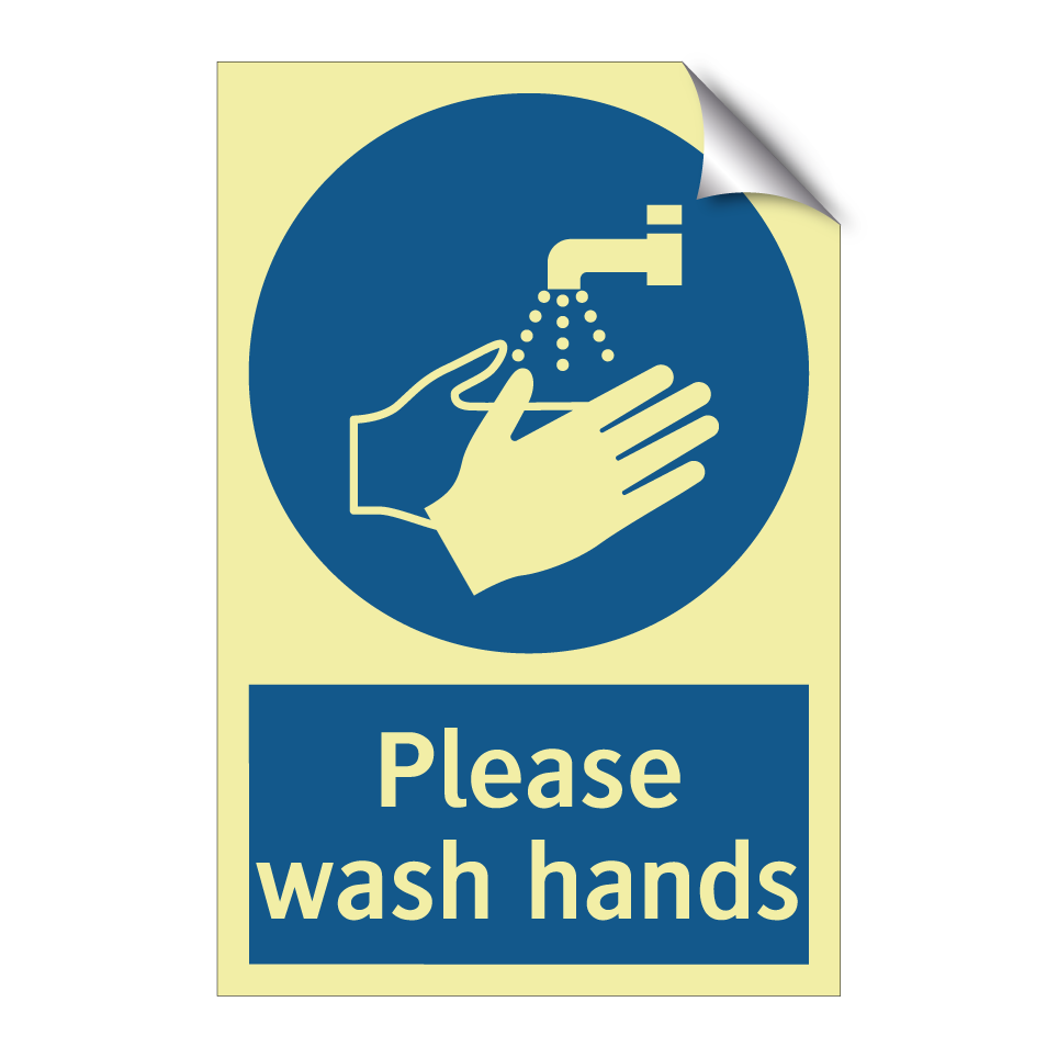 Please wash hands