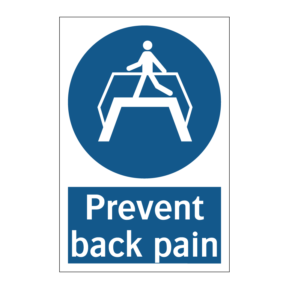 Prevent back pain