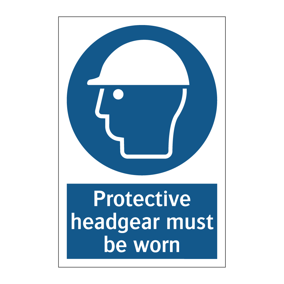 Protective headgear must be worn