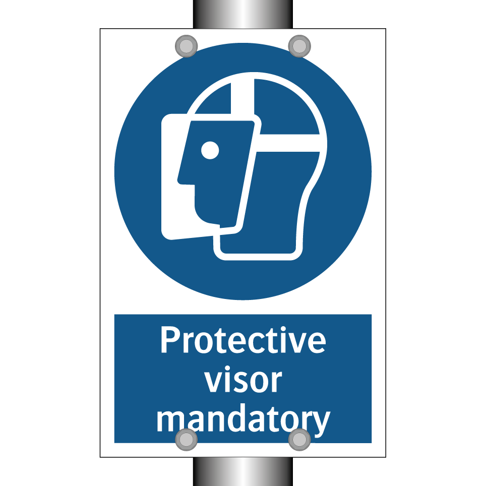 Protective visor mandatory