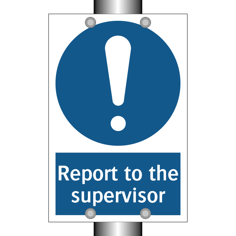 Report to the supervisor
