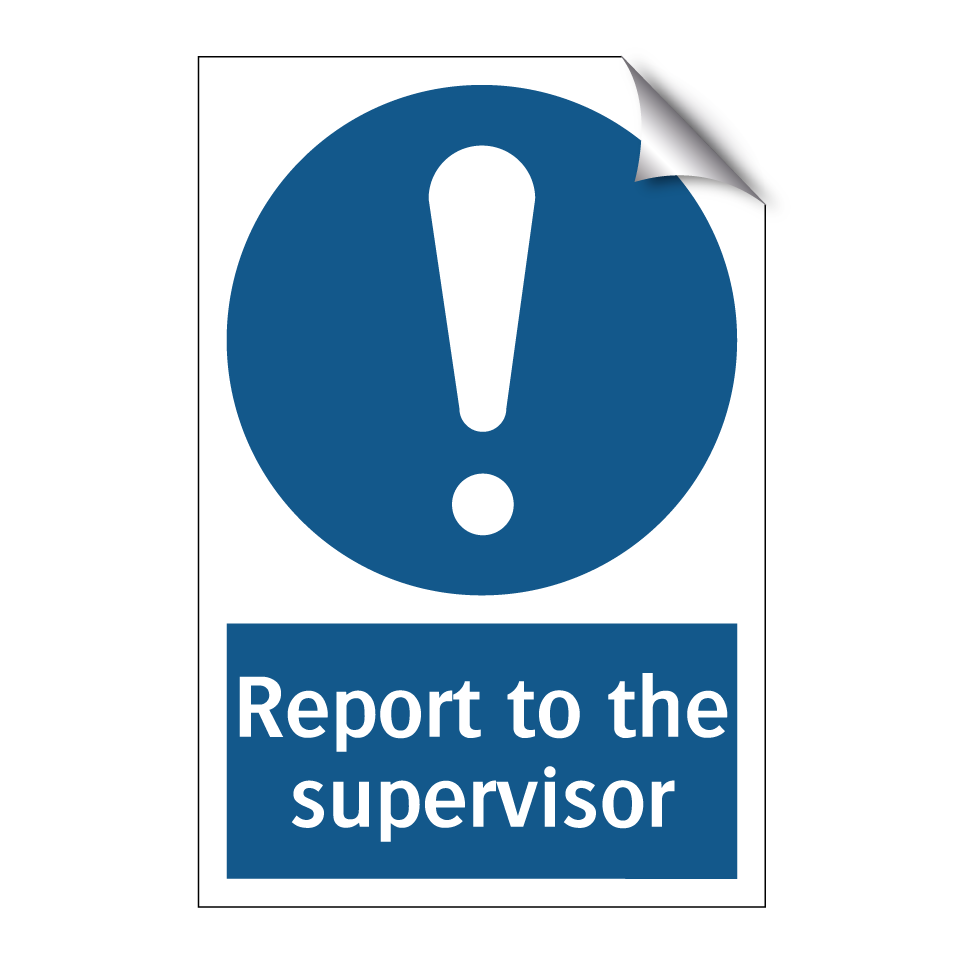 Report to the supervisor